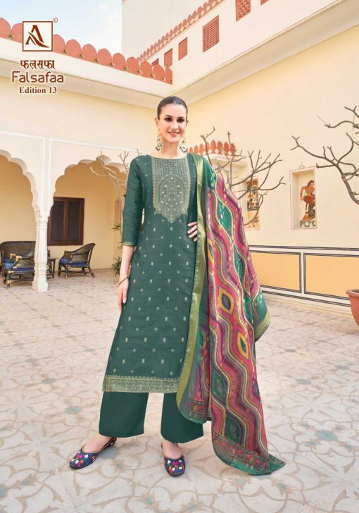 Alok Falsafaa Vol 13 Jacquard Salwar Suit Catalog 6 Pcs 9 510x728 - Alok Falsafaa Vol 13 Jacquard Salwar Suit Catalog 6 Pcs