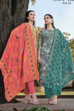 Belliza Sophia Vol 3 Cotton Salwar Suit Catalog 8 Pcs