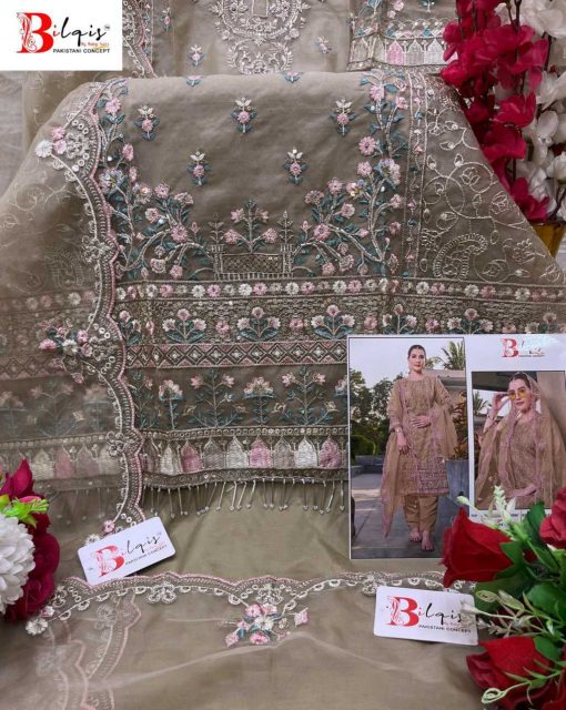 Bilqis B 59 A D Organza Salwar Suit Catalog 4 Pcs 10 510x640 - Bilqis B 59 A-D Organza Salwar Suit Catalog 4 Pcs