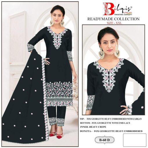 Bilqis B 60 A D Georgette Readymade Salwar Suit Catalog 4 Pcs 4 510x510 - Bilqis B 60 A-D Georgette Readymade Salwar Suit Catalog 4 Pcs