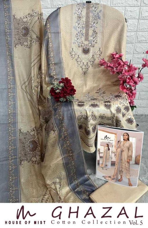 Ghazal Cotton Collection Vol 5 Salwar Suit Catalog 6 Pcs 17 510x783 - Ghazal Cotton Collection Vol 5 Salwar Suit Catalog 6 Pcs