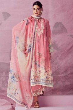 Heer Titli by Kimora Muslin Salwar Suit Catalog 6 Pcs