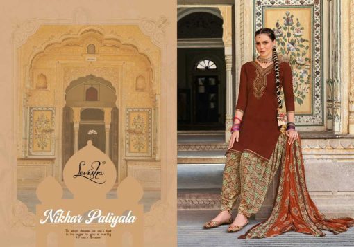 Levisha Nikhar Patiyala Rayon Salwar Suit Catalog 6 Pcs 1 510x357 - Levisha Nikhar Patiyala Rayon Salwar Suit Catalog 6 Pcs