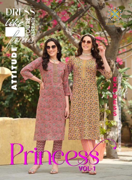 Passion Tree Princess Vol 1 Kurti with Pant Cotton Catalog 8 Pcs 1 510x692 - Passion Tree Princess Vol 1 Kurti with Pant Cotton Catalog 8 Pcs