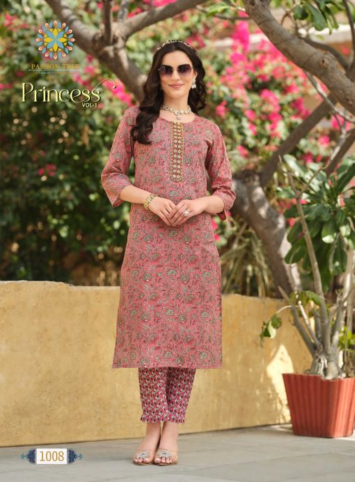 Passion Tree Princess Vol 1 Kurti with Pant Cotton Catalog 8 Pcs 10 510x692 - Passion Tree Princess Vol 1 Kurti with Pant Cotton Catalog 8 Pcs