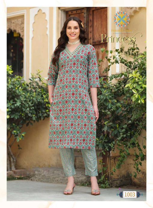 Passion Tree Princess Vol 1 Kurti with Pant Cotton Catalog 8 Pcs 5 510x692 - Passion Tree Princess Vol 1 Kurti with Pant Cotton Catalog 8 Pcs