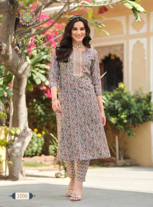 Passion Tree Princess Vol 1 Kurti with Pant Cotton Catalog 8 Pcs 8 510x692 - Passion Tree Princess Vol 1 Kurti with Pant Cotton Catalog 8 Pcs