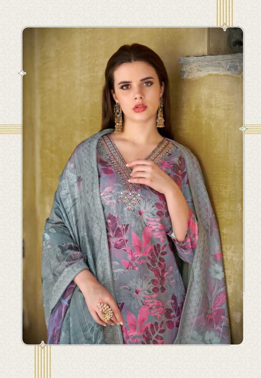 Qasr Myna Muslin Salwar Suit Catalog 8 Pcs 15 510x740 - Qasr Myna Muslin Salwar Suit Catalog 8 Pcs