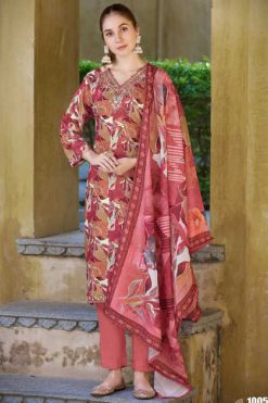 Qasr Myna Muslin Salwar Suit Catalog 8 Pcs 247x371 - Surat Fabrics