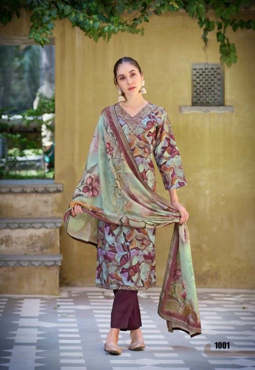 Qasr Myna Muslin Salwar Suit Catalog 8 Pcs 4 510x740 - Qasr Myna Muslin Salwar Suit Catalog 8 Pcs