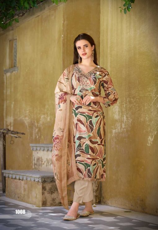 Qasr Myna Muslin Salwar Suit Catalog 8 Pcs 5 510x740 - Qasr Myna Muslin Salwar Suit Catalog 8 Pcs