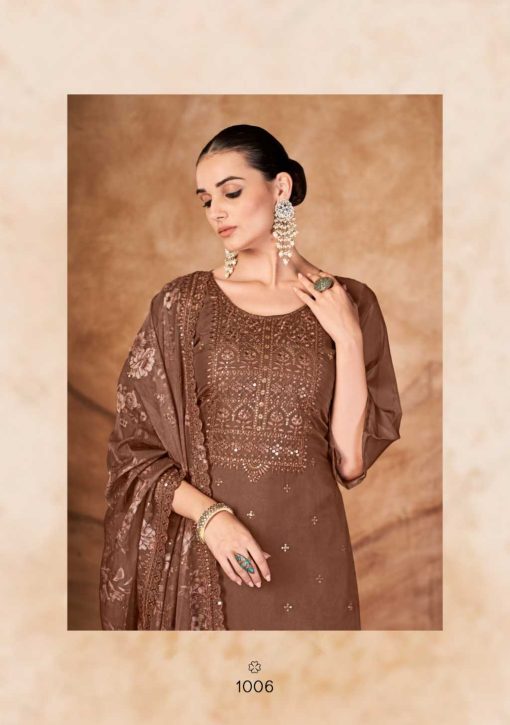 Qasr Syasii Organza Salwar Suit Catalog 8 Pcs 15 510x725 - Qasr Syasii Organza Salwar Suit Catalog 8 Pcs