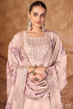 Qasr Syasii Organza Salwar Suit Catalog 8 Pcs