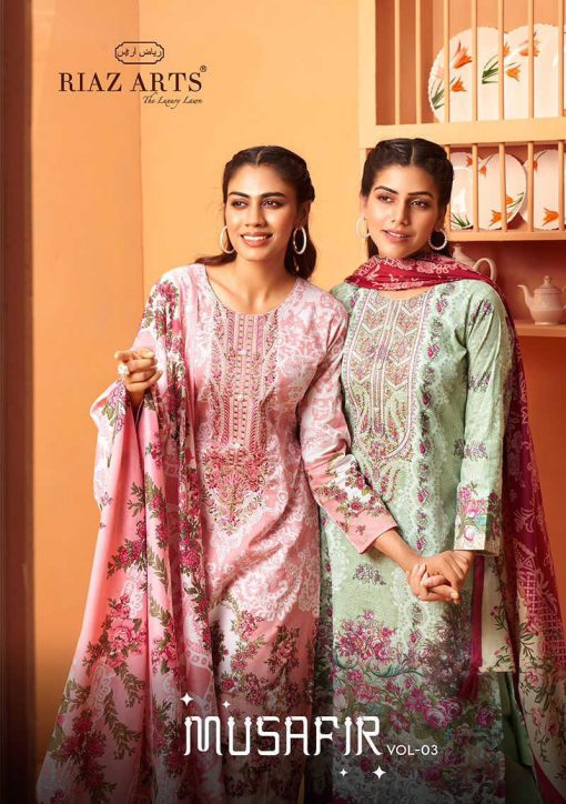 Riaz Arts Musafir Vol 3 by Mumtaz Arts Lawn Salwar Suit Catalog 6 Pcs 1 510x724 - Riaz Arts Musafir Vol 3 by Mumtaz Arts Lawn Salwar Suit Catalog 6 Pcs