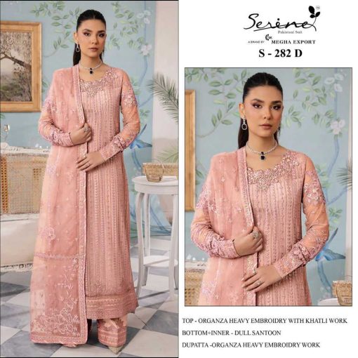 Serene S 282 A D Organza Salwar Suit Catalog 4 Pcs 4 1 510x510 - Serene S 282 A-D Organza Salwar Suit Catalog 4 Pcs