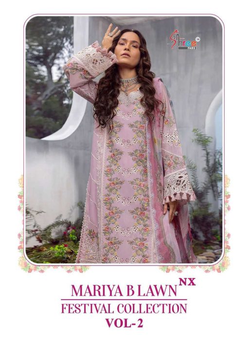 Shree Fabs Mariya B Lawn Festival Collection Vol 2 NX Chiffon Cotton Salwar Suit Catalog 3 Pcs 1 510x701 - Shree Fabs Mariya B Lawn Festival Collection Vol 2 NX Chiffon Cotton Salwar Suit Catalog 3 Pcs