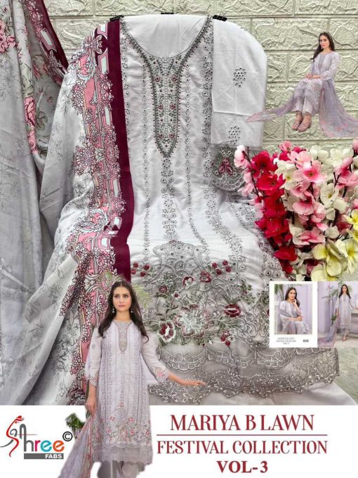 Shree Fabs Mariya B Lawn Festival Collection Vol 3 Chiffon Cotton Salwar Suit Catalog 6 Pcs 15 510x680 - Shree Fabs Mariya B Lawn Festival Collection Vol 3 Chiffon Cotton Salwar Suit Catalog 6 Pcs