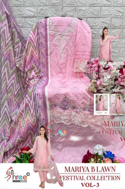 Shree Fabs Mariya B Lawn Festival Collection Vol 3 Chiffon Cotton Salwar Suit Catalog 6 Pcs 18 510x771 - Shree Fabs Mariya B Lawn Festival Collection Vol 3 Chiffon Cotton Salwar Suit Catalog 6 Pcs