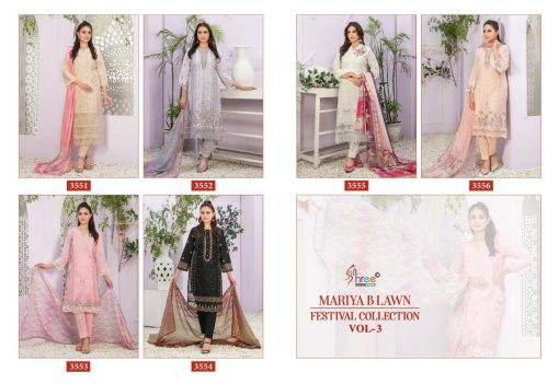 Shree Fabs Mariya B Lawn Festival Collection Vol 3 Chiffon Cotton Salwar Suit Catalog 6 Pcs 20 510x351 - Shree Fabs Mariya B Lawn Festival Collection Vol 3 Chiffon Cotton Salwar Suit Catalog 6 Pcs