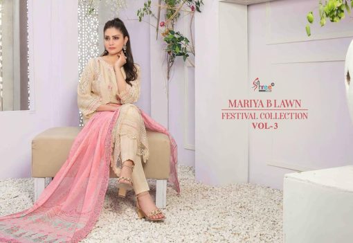 Shree Fabs Mariya B Lawn Festival Collection Vol 3 Chiffon Cotton Salwar Suit Catalog 6 Pcs 3 510x351 - Shree Fabs Mariya B Lawn Festival Collection Vol 3 Chiffon Cotton Salwar Suit Catalog 6 Pcs