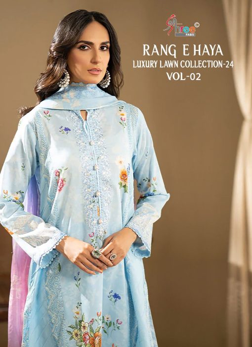 Shree Fabs Rang E Haya Luxury Lawn Collection 24 Vol 2 Chiffon Cotton Salwar Suit Catalog 6 Pcs 1 510x702 - Shree Fabs Rang E Haya Luxury Lawn Collection 24 Vol 2 Chiffon Cotton Salwar Suit Catalog 6 Pcs