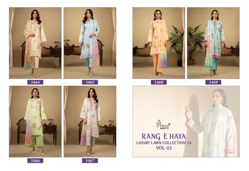 Shree Fabs Rang E Haya Luxury Lawn Collection 24 Vol 2 Chiffon Cotton Salwar Suit Catalog 6 Pcs 14 510x351 - Shree Fabs Rang E Haya Luxury Lawn Collection 24 Vol 2 Chiffon Cotton Salwar Suit Catalog 6 Pcs