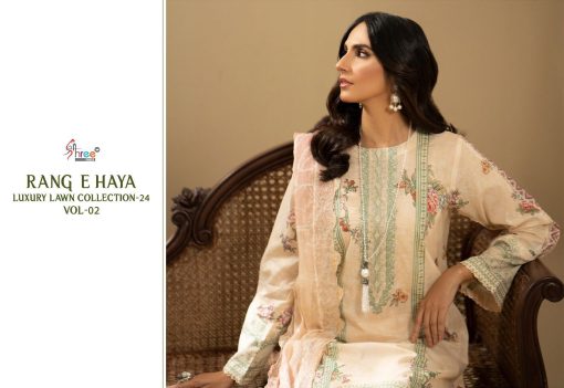 Shree Fabs Rang E Haya Luxury Lawn Collection 24 Vol 2 Chiffon Cotton Salwar Suit Catalog 6 Pcs 2 510x351 - Shree Fabs Rang E Haya Luxury Lawn Collection 24 Vol 2 Chiffon Cotton Salwar Suit Catalog 6 Pcs