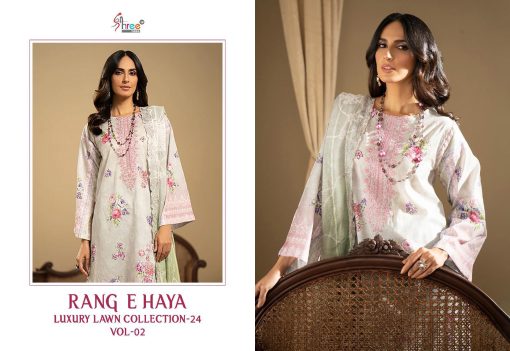 Shree Fabs Rang E Haya Luxury Lawn Collection 24 Vol 2 Chiffon Cotton Salwar Suit Catalog 6 Pcs 7 510x351 - Shree Fabs Rang E Haya Luxury Lawn Collection 24 Vol 2 Chiffon Cotton Salwar Suit Catalog 6 Pcs