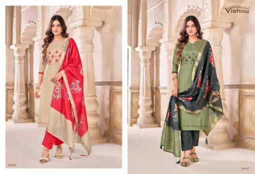 Vishnu Heer Silk Salwar Suit Catalog 12 Pcs 6 510x348 - Vishnu Heer Silk Salwar Suit Catalog 12 Pcs