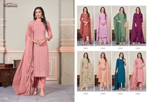 Vishnu Lucknowi Vol 6 Georgette Salwar Suit Catalog 8 Pcs 11 510x348 - Vishnu Lucknowi Vol 6 Georgette Salwar Suit Catalog 8 Pcs