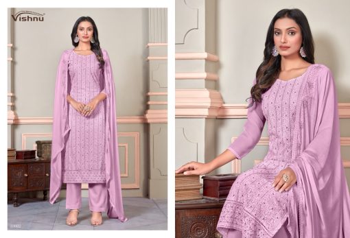 Vishnu Lucknowi Vol 6 Georgette Salwar Suit Catalog 8 Pcs 6 510x347 - Vishnu Lucknowi Vol 6 Georgette Salwar Suit Catalog 8 Pcs