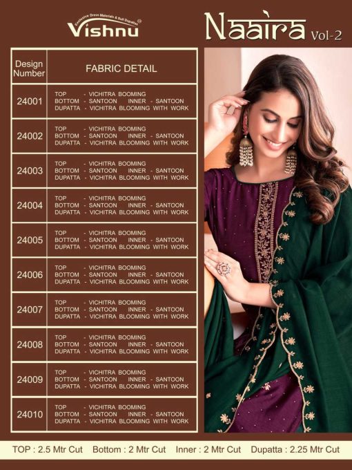 Vishnu Naaira Vol 2 Fancy Salwar Suit Catalog 10 Pcs 9 510x680 - Vishnu Naaira Vol 2 Fancy Salwar Suit Catalog 10 Pcs