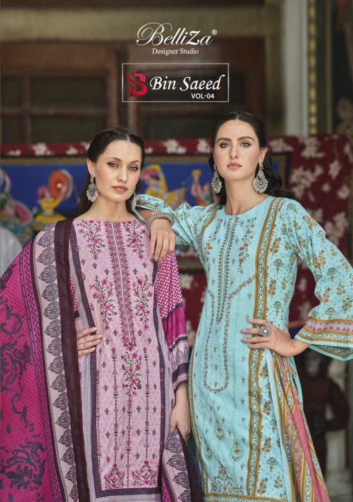 Belliza Bin Saeed Vol 4 Cotton Salwar Suit Catalog 8 Pcs 1 510x725 - Belliza Bin Saeed Vol 4 Cotton Salwar Suit Catalog 8 Pcs