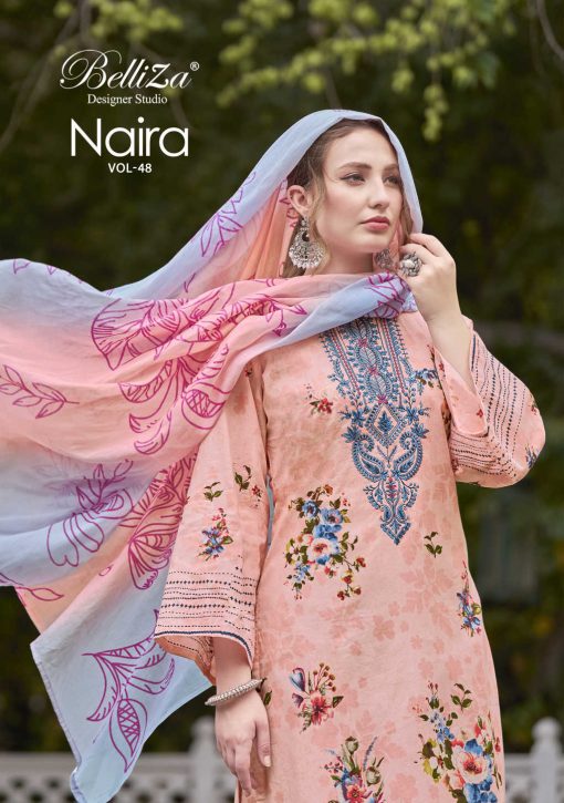 Belliza Naira Vol 48 Cotton Salwar Suit Catalog 8 Pcs 1 510x725 - Belliza Naira Vol 48 Cotton Salwar Suit Catalog 8 Pcs