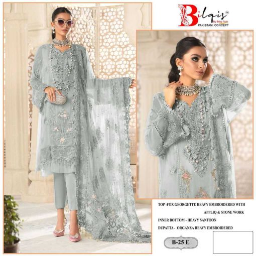 Bilqis B 25 E H Georgette Salwar Suit Catalog 4 Pcs 1 510x510 - Bilqis B 25 E-H Georgette Salwar Suit Catalog 4 Pcs