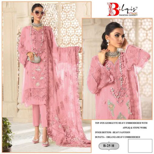 Bilqis B 25 E H Georgette Salwar Suit Catalog 4 Pcs 10 510x510 - Bilqis B 25 E-H Georgette Salwar Suit Catalog 4 Pcs
