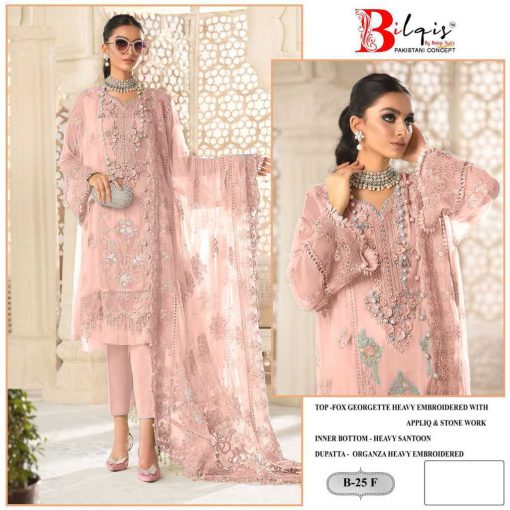 Bilqis B 25 E H Georgette Salwar Suit Catalog 4 Pcs 4 510x510 - Bilqis B 25 E-H Georgette Salwar Suit Catalog 4 Pcs