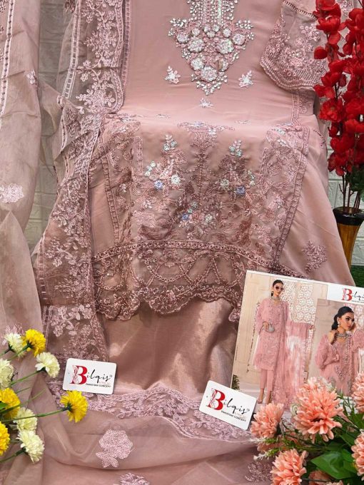 Bilqis B 25 E H Georgette Salwar Suit Catalog 4 Pcs 6 510x680 - Bilqis B 25 E-H Georgette Salwar Suit Catalog 4 Pcs