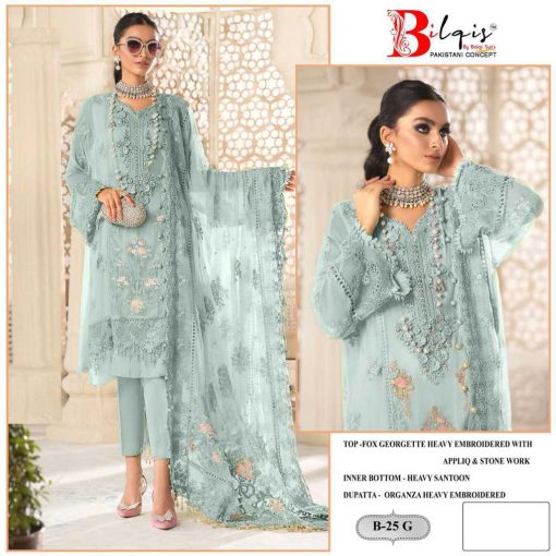 Bilqis B 25 E H Georgette Salwar Suit Catalog 4 Pcs 7 510x510 - Bilqis B 25 E-H Georgette Salwar Suit Catalog 4 Pcs