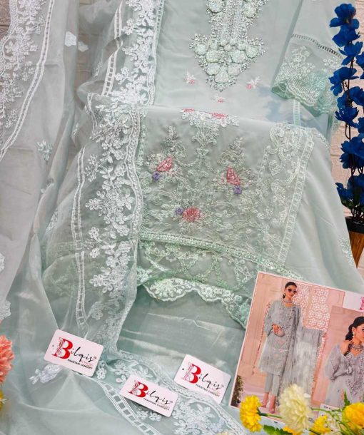 Bilqis B 25 E H Georgette Salwar Suit Catalog 4 Pcs 9 510x610 - Bilqis B 25 E-H Georgette Salwar Suit Catalog 4 Pcs