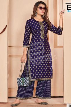 Blue Hills Reel Vol 1 Kurti with Palazzo Rayon Catalog 6 Pcs