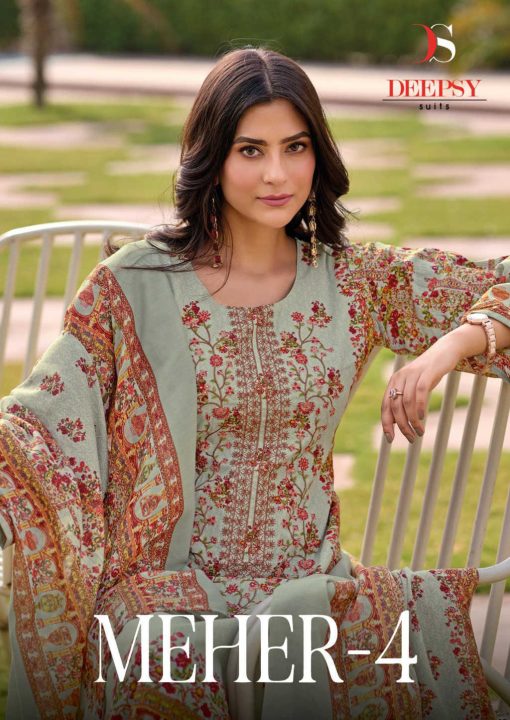 Deepsy Meher Vol 4 Cotton Chiffon Salwar Suit Catalog 6 Pcs 1 510x720 - Deepsy Meher Vol 4 Cotton Chiffon Salwar Suit Catalog 6 Pcs