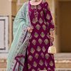 Diya Trends Alveera Concept by Kajal Style Kurti with Dupatta Bottom Cotton Catalog 12 Pcs