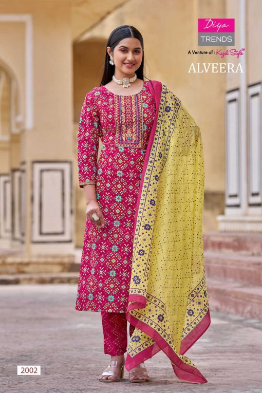 Diya Trends Alveera Concept by Kajal Style Kurti with Dupatta Bottom Cotton Catalog 12 Pcs 2 510x765 - Diya Trends Alveera Concept by Kajal Style Kurti with Dupatta Bottom Cotton Catalog 12 Pcs