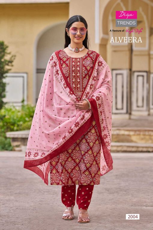 Diya Trends Alveera Concept by Kajal Style Kurti with Dupatta Bottom Cotton Catalog 12 Pcs 4 510x765 - Diya Trends Alveera Concept by Kajal Style Kurti with Dupatta Bottom Cotton Catalog 12 Pcs