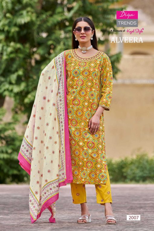 Diya Trends Alveera Concept by Kajal Style Kurti with Dupatta Bottom Cotton Catalog 12 Pcs 7 510x765 - Diya Trends Alveera Concept by Kajal Style Kurti with Dupatta Bottom Cotton Catalog 12 Pcs