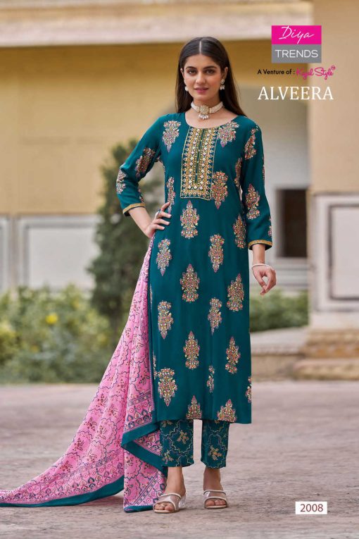 Diya Trends Alveera Concept by Kajal Style Kurti with Dupatta Bottom Cotton Catalog 12 Pcs 8 510x765 - Diya Trends Alveera Concept by Kajal Style Kurti with Dupatta Bottom Cotton Catalog 12 Pcs
