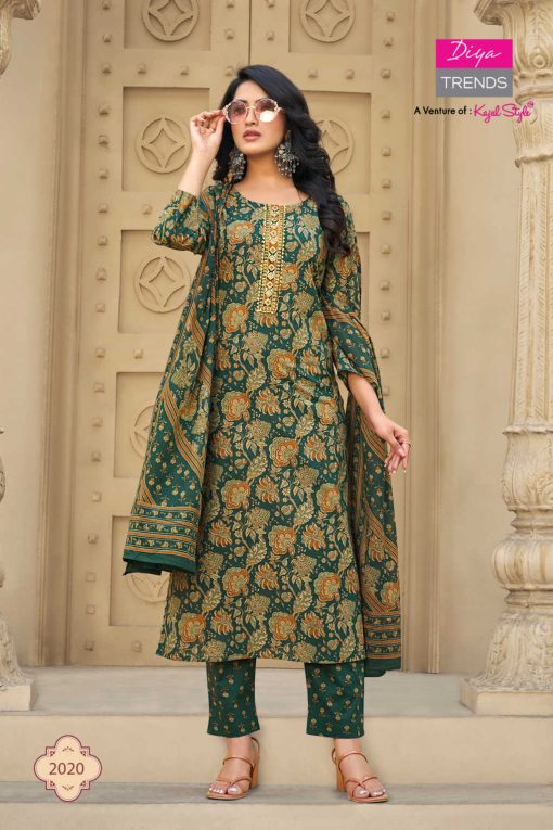Diya Trends Odhani Vol 2 DS 2011 2020 by Kajal Style Kurti with Dupatta Bottom Cotton Catalog 10 Pcs 10 510x765 - Diya Trends Odhani Vol 2 DS 2011-2020 by Kajal Style Kurti with Dupatta Bottom Cotton Catalog 10 Pcs