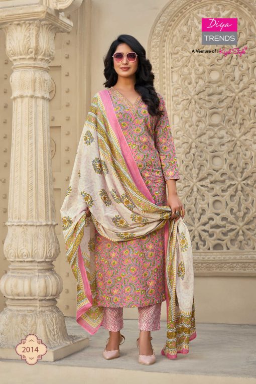 Diya Trends Odhani Vol 2 DS 2011 2020 by Kajal Style Kurti with Dupatta Bottom Cotton Catalog 10 Pcs 4 510x765 - Diya Trends Odhani Vol 2 DS 2011-2020 by Kajal Style Kurti with Dupatta Bottom Cotton Catalog 10 Pcs