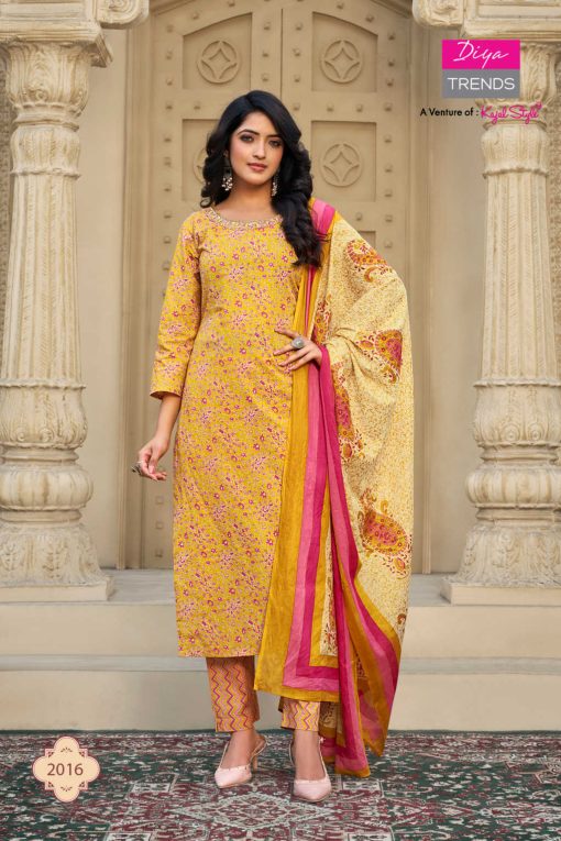 Diya Trends Odhani Vol 2 DS 2011 2020 by Kajal Style Kurti with Dupatta Bottom Cotton Catalog 10 Pcs 6 510x765 - Diya Trends Odhani Vol 2 DS 2011-2020 by Kajal Style Kurti with Dupatta Bottom Cotton Catalog 10 Pcs